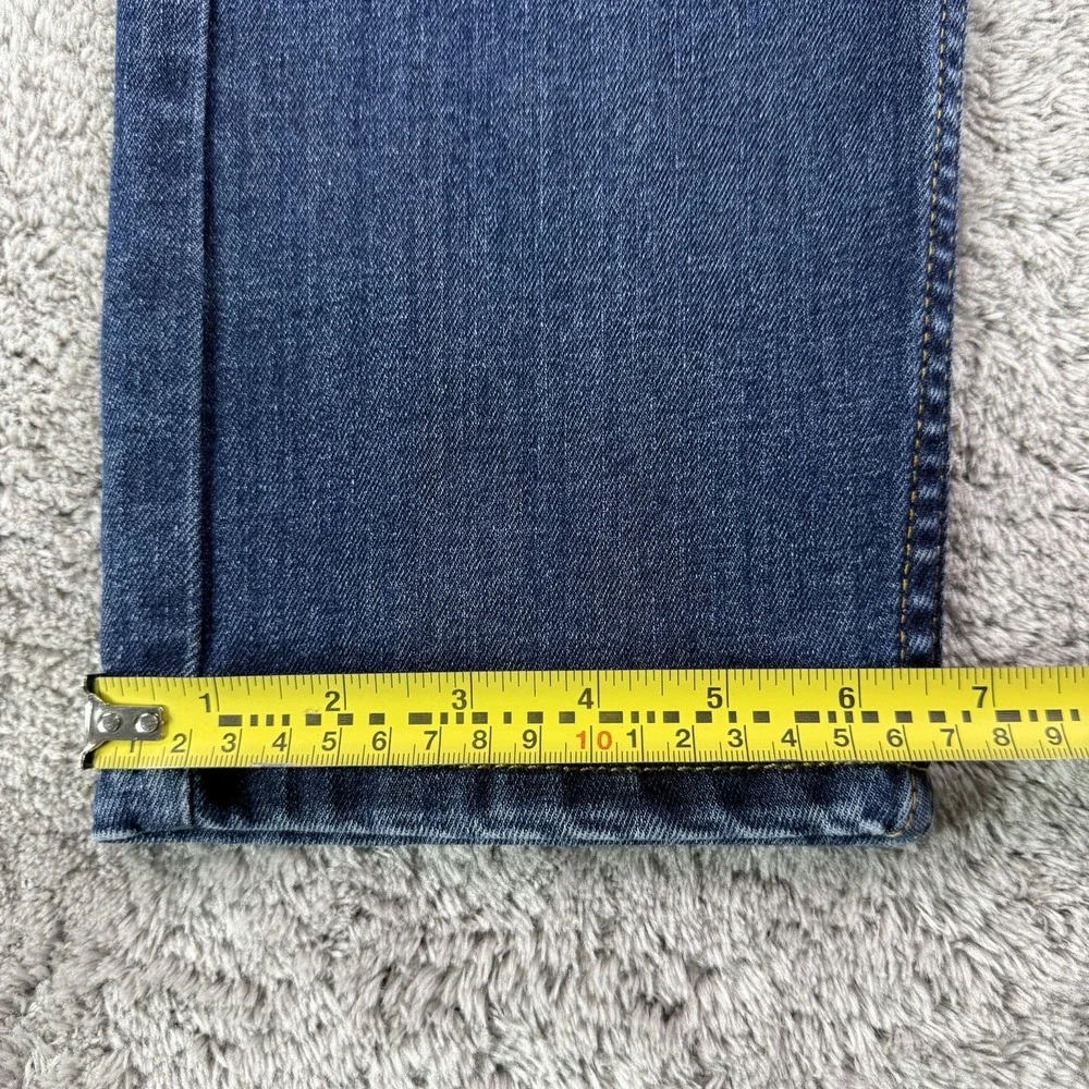 Levi’s 512 Jeans Mens 34x29 Slim Taper Whiskered Dark Wash Blue Stretch Denim